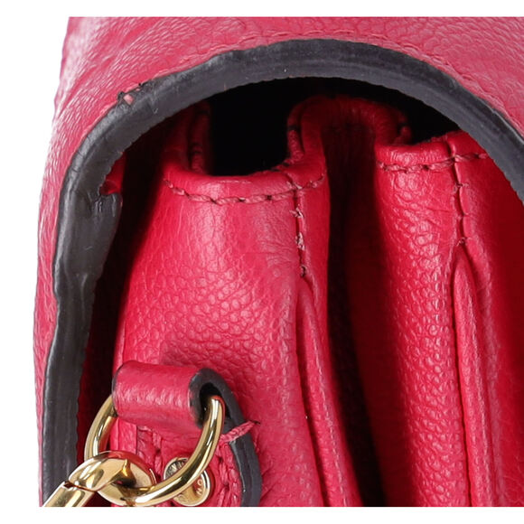 Louis Vuitton Pochette Metis MM Monogram Empreinte Shoulder Bag Hot Pink - Picture 10 of 13